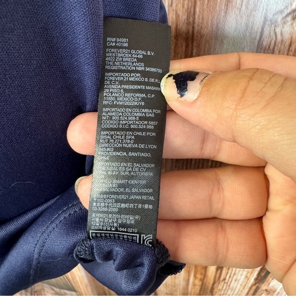 Forever 21 Blue Lace Overlay Dress - Picture 9 of 13